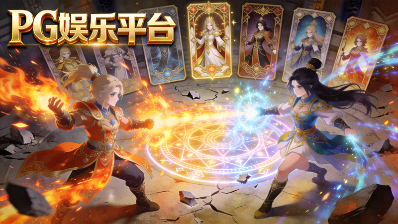 PG娱乐平台策略卡牌对战游戏画面 - 精致的卡牌角色与战斗场景