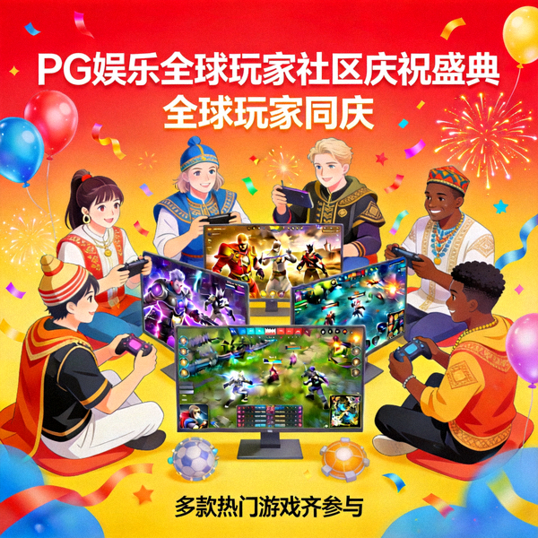 PG娱乐全球玩家社区庆祝画面 - 多款热门游戏吸引不同地区玩家共同参与